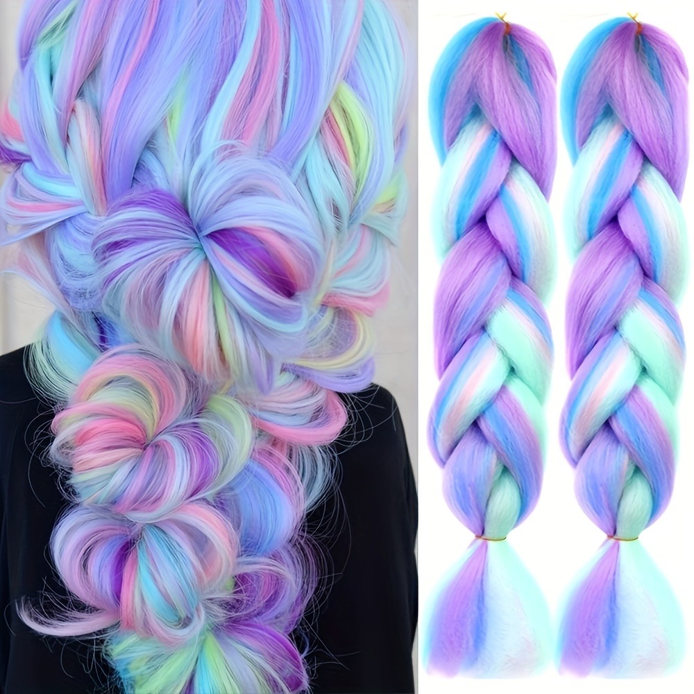 Braiding Hair Kanekalon - 24 インチロング合成編み毛 100 グラム合成編み毛かぎ針編みヘア三つ編みエクステンション