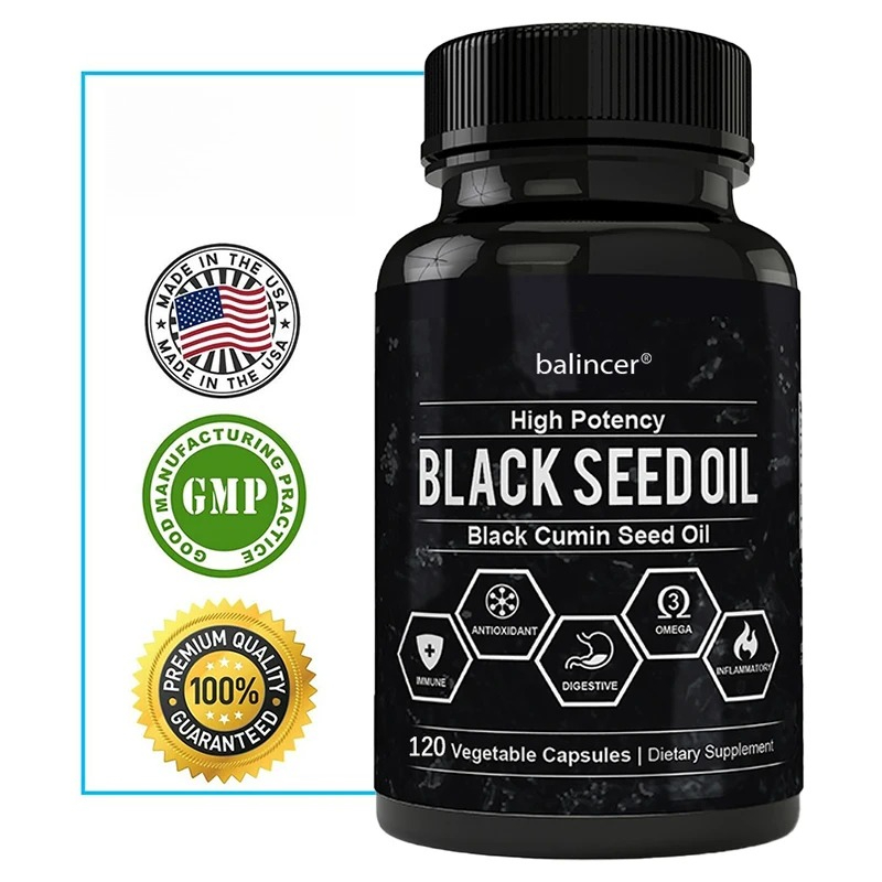 Hair Care Capsule - ブラッククリスシードオイルは、吸湿性、髪、肌、デジタル、呼吸健康をサポートし、全体的に販売されています