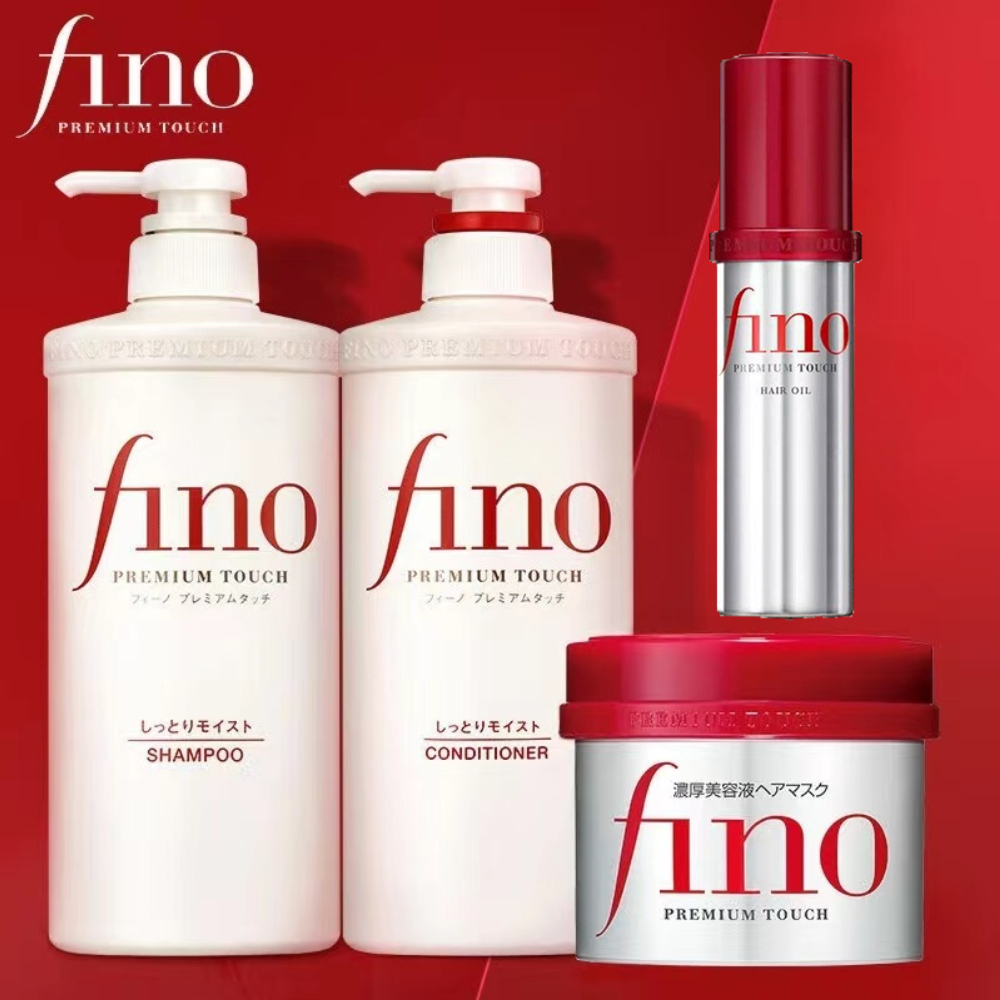 Hair Care Collagen - フィノプレミアムタッチヘアケアセット - 550ml コラーゲンケラチンシャンプー＆コンディショナー、230g シャイニーヘアマスク、乾燥ダメージヘア補修