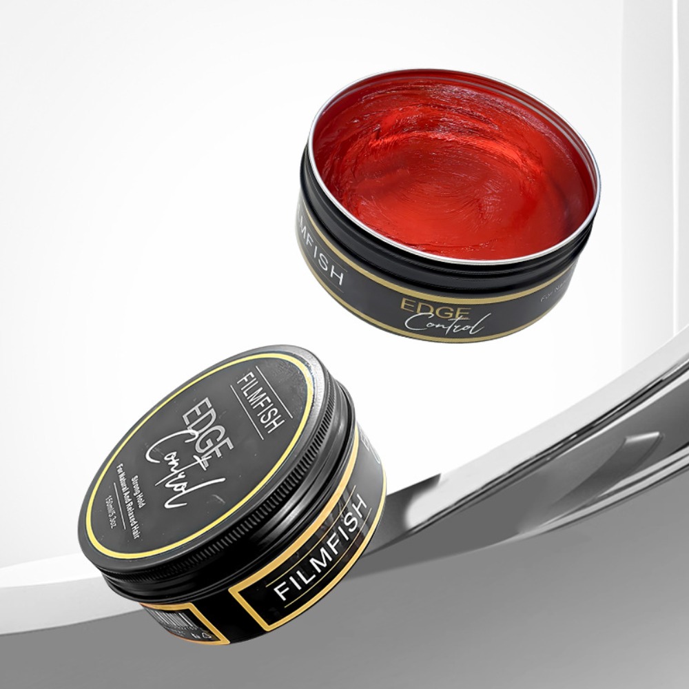 Edge Control Gel - 厚いエッジエッジコントロールヘアジェル非脂っこい強力なホールドヘアワックススリックスティックヘアアンチフリズヘアスタイリッシュツールヘアスラオン用