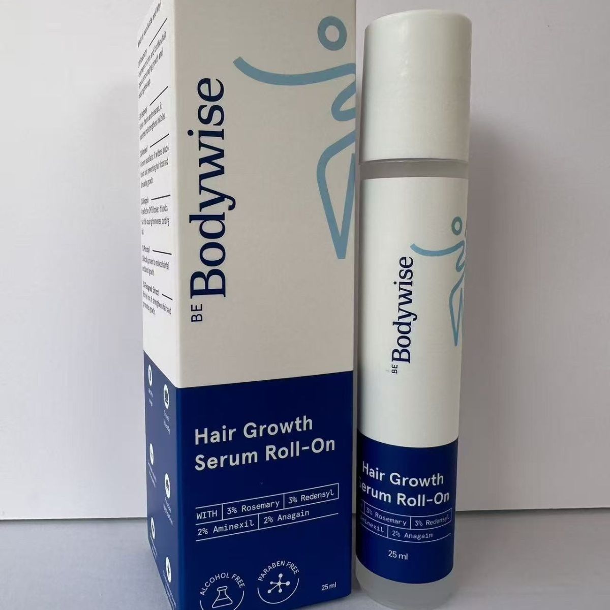 Hair Care For Hair Fall - ビーボディワイズ ナチュラルローズマリーヘアケアエッセンス ラスティングアンチヘアフォールグロース ロールオンボールマッサージ 栄養エッセンス ヘアケア