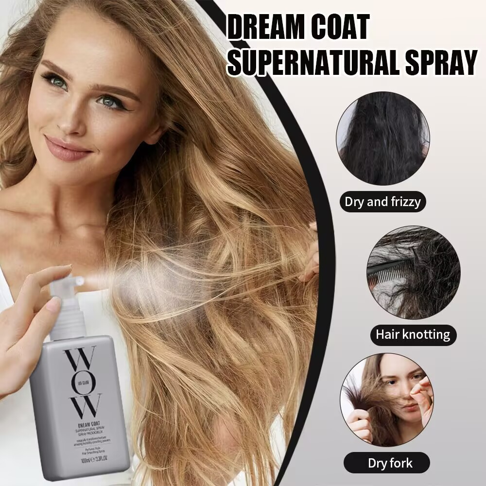 Hair Care Wow - 100ml カラーウォー デイムコート スーパーナチュラル ヘアスプレー リーブイン