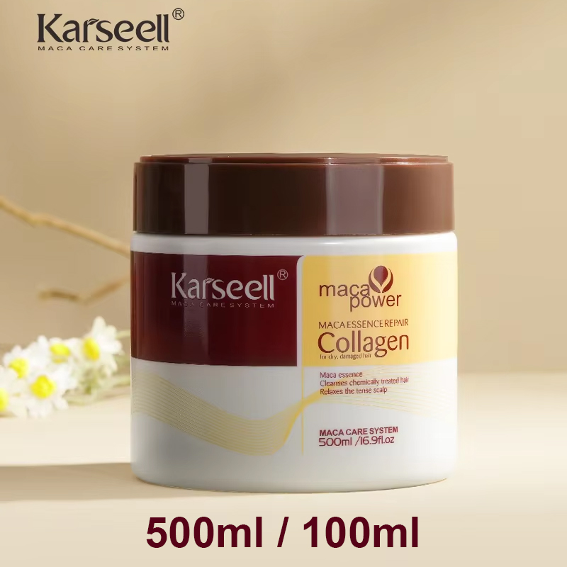 Hair Care Olaplex - Karseell コラーゲンヘアトリートメントディープリペアコンディショニングアルガンオイルヘアマスクエッセンス乾燥ダメージ毛用 100 ミリリットル/500 ミリリットル