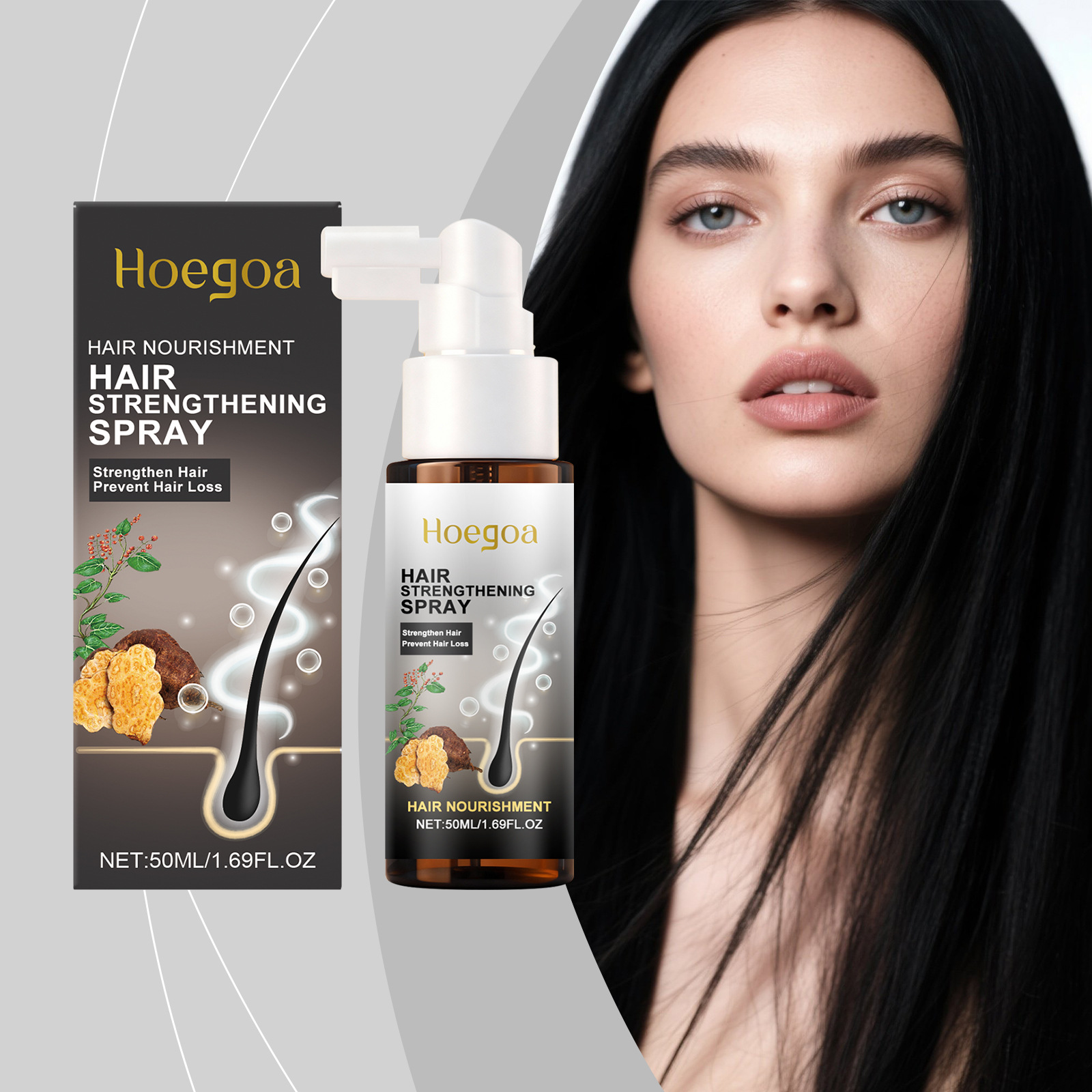 Hair Care For Hair Fall - ホエゴア 育毛スプレー 薄毛対策 栄養補給 スカルプセラム より豊かで太い髪を育てるケア