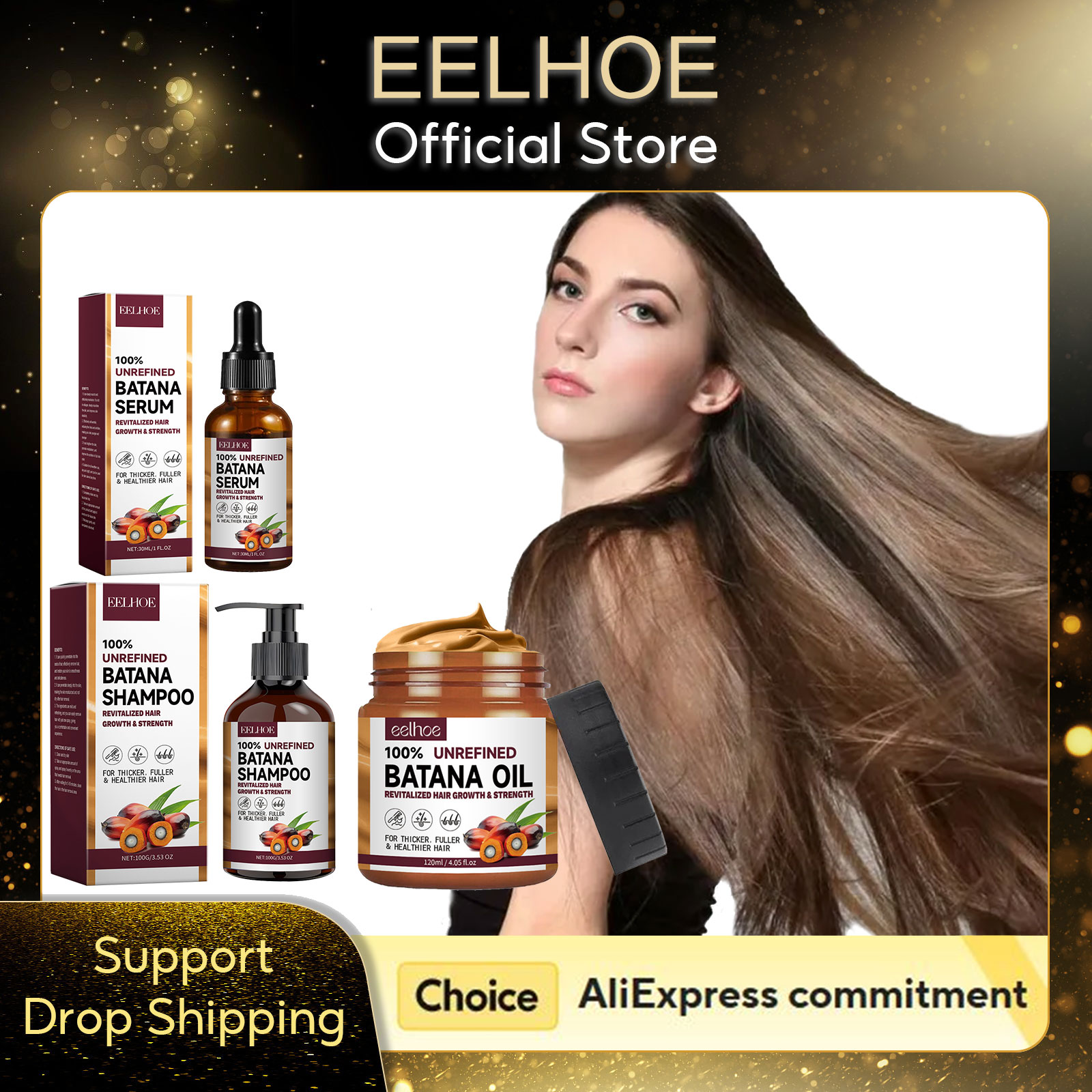 Hair Care Conditioner - EELHOE 天然バタナオイル深い保湿滑らかな太い育毛シャンプーとコンディショナーダメージヘアケラチントリートメント