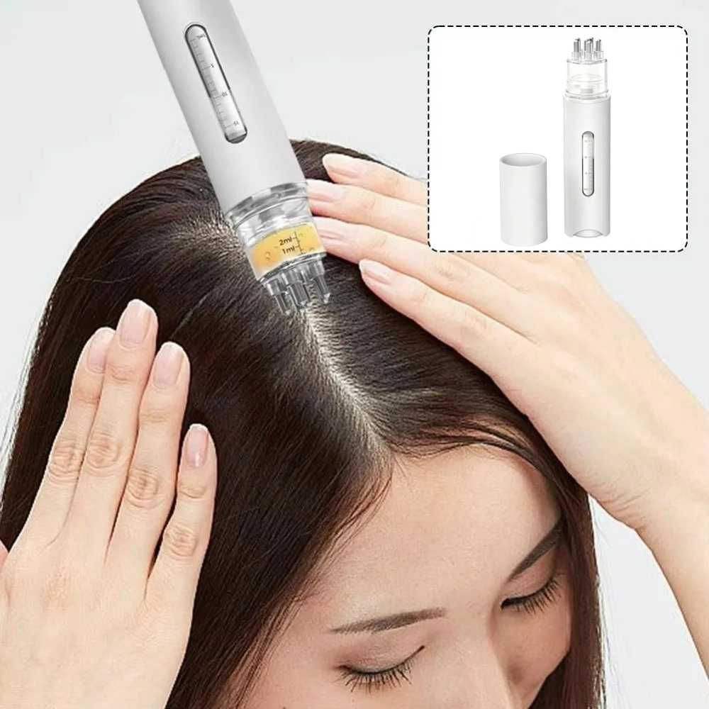 Hair Care For Hair Loss - ヘアオイルアプリケーター頭皮マッサージコーム液体導入ミニコームエッセンシャルオイルディスペンサー抜け毛防止頭皮ケアコーム