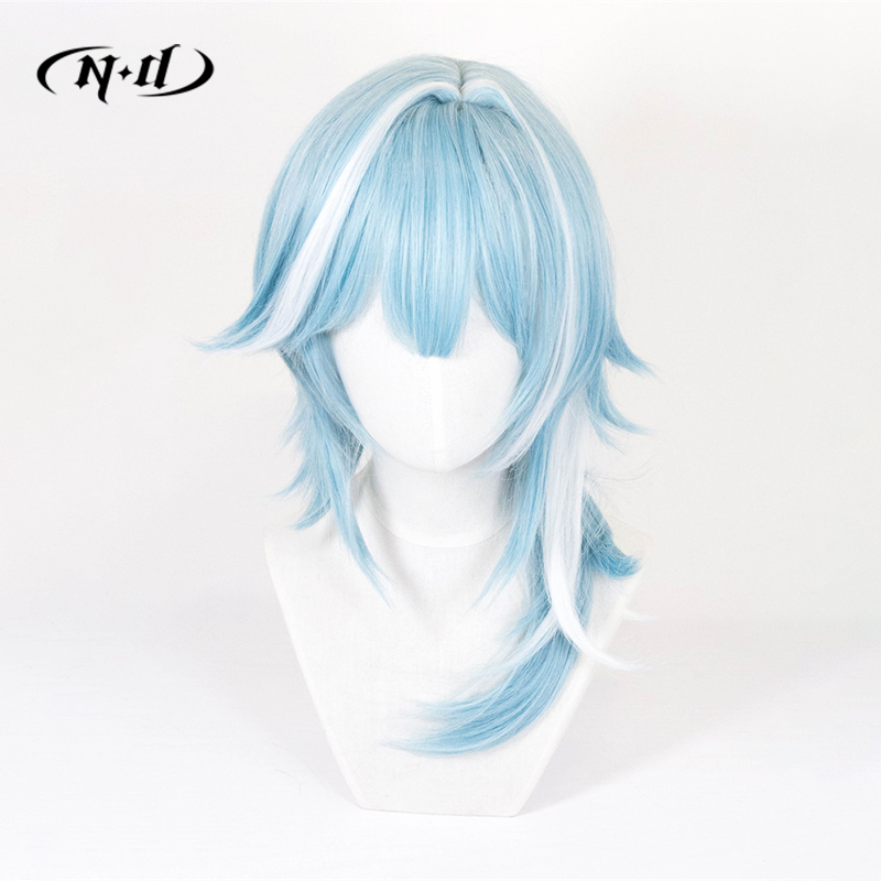 ND エウラ コスプレウィッグ ヘアピース 原神インパクト  - Braiding Hair Kanekalon のレビューと価格