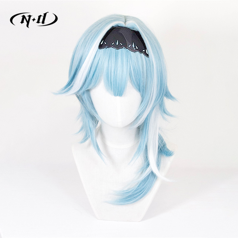 ND エウラ コスプレウィッグ ヘアピース 原神インパクト  - Braiding Hair Kanekalon のレビューと価格