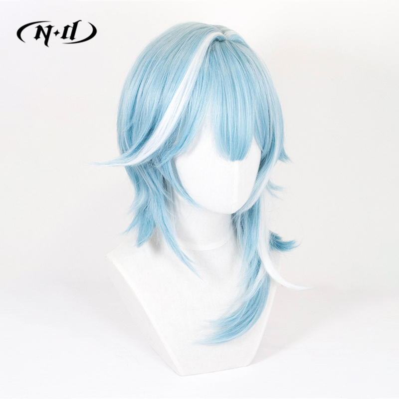 ND エウラ コスプレウィッグ ヘアピース 原神インパクト  - Braiding Hair Kanekalon のレビューと価格