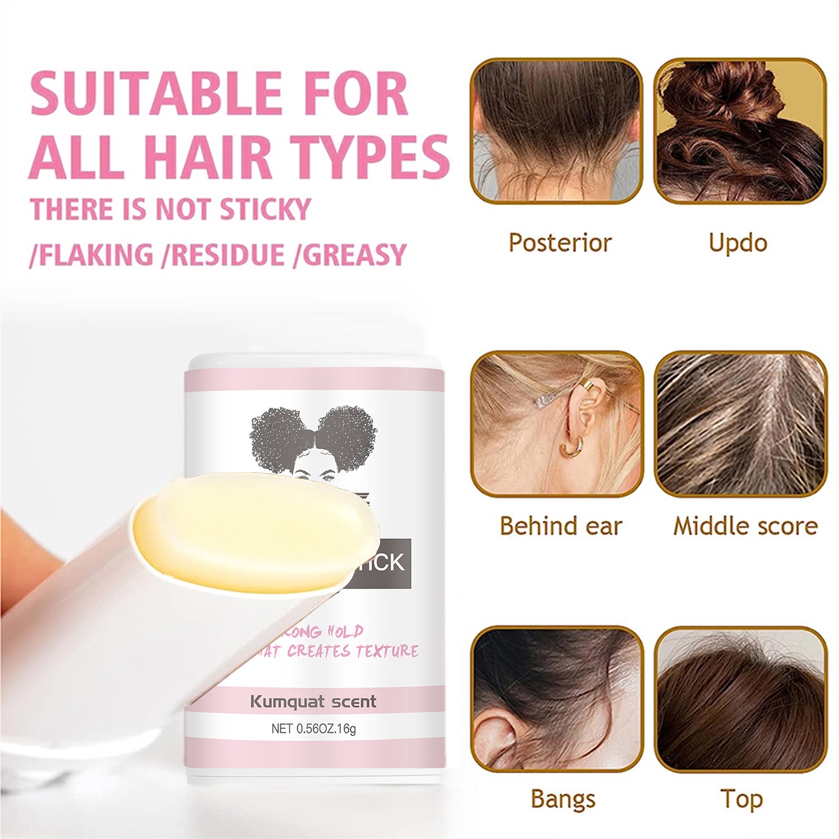 GOIPLE スリックヘアワックススティック、ベビーヘアライ - Edge Control Gel のレビューと価格