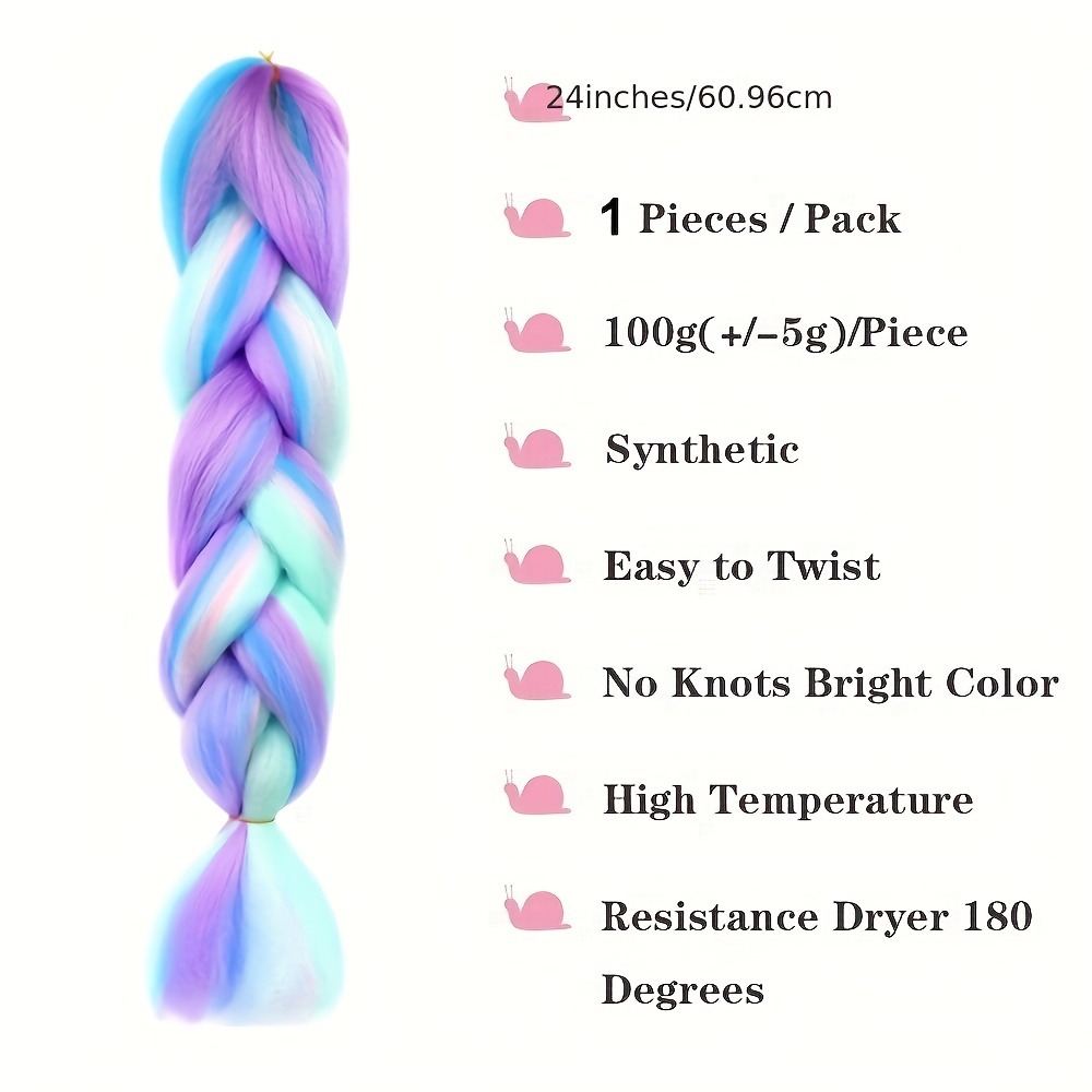 24 インチロング合成編み毛 100 グラム合成編み毛かぎ針 - Braiding Hair Kanekalon のレビューと価格