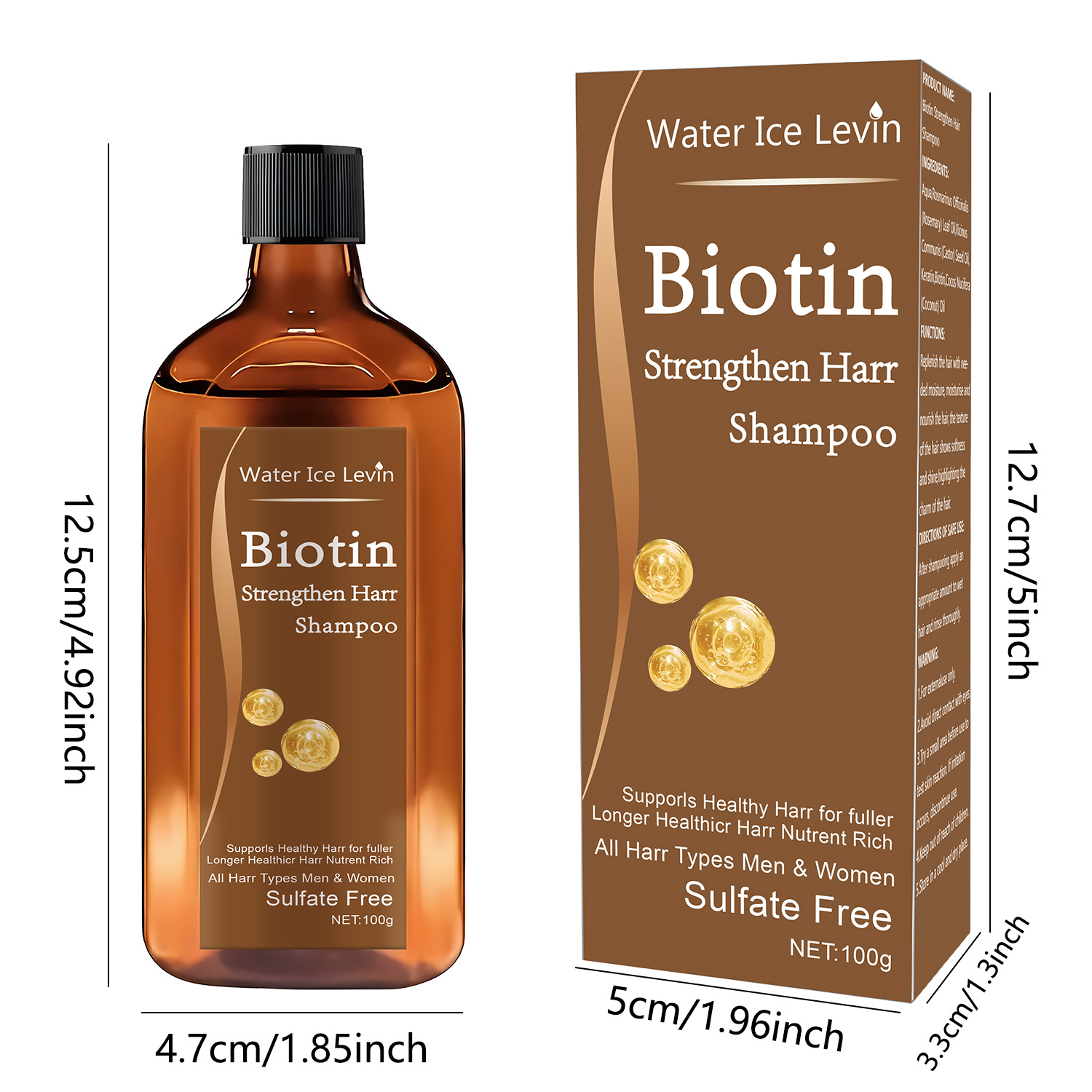 ビオチン育毛シャンプー 男女兼用 育毛・抗脱毛トリートメント - Biotin Shampoo Thickening のレビューと価格