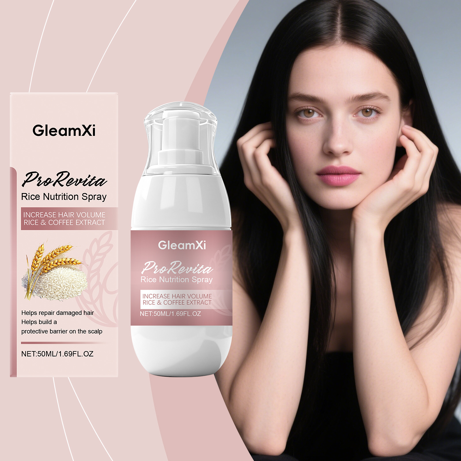 米水ヘアスプレー 水分補給 ボリュームアップ 毛根強化 育毛 - Hair Care For Hair Fall のレビューと価格