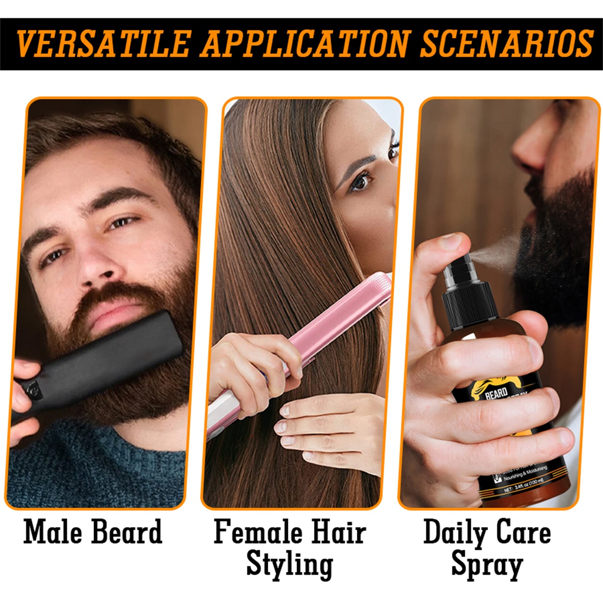 ひげ保湿栄養オイル 根元強化ケアセラム 縮れ防止スムージング - Hair Care Conditioner のレビューと価格