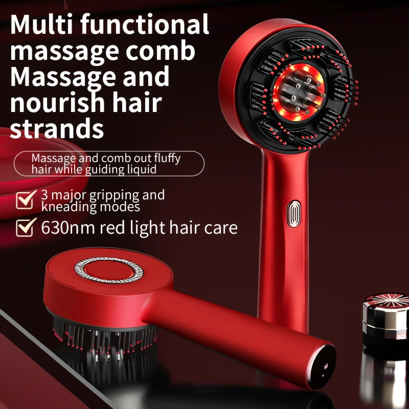 電動マッサージコーム ポータブル毛包コーム 頭皮オイル液塗布 - Hair Care For Hair Loss のレビューと価格