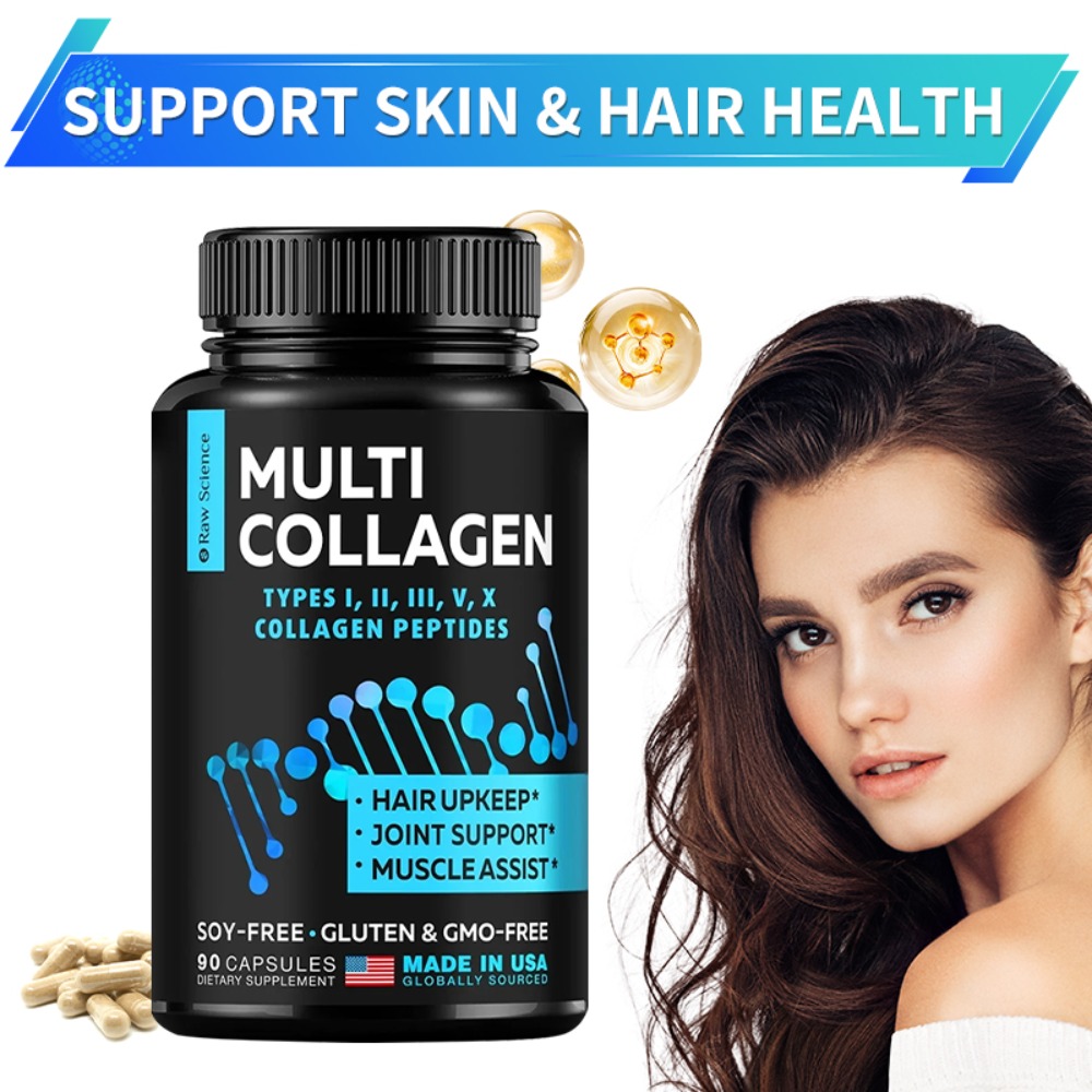 マルチコラーゲンサプリメント - スキンケアカプセル、肌の引 - Hair Care Collagen のレビューと価格