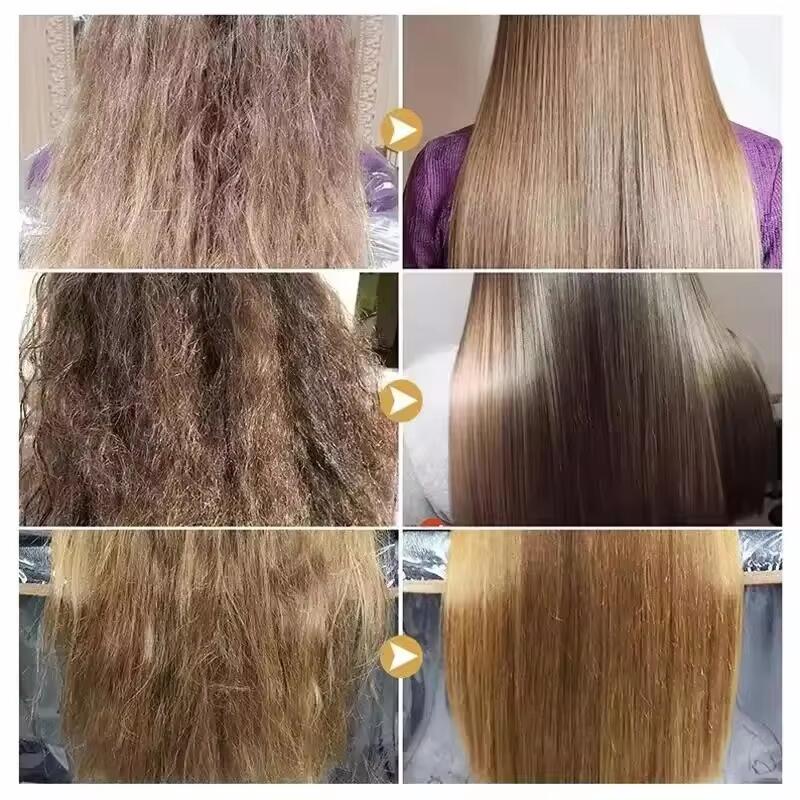 魔法のケラチンヘアマスク 5 秒修復ダメージ縮れ毛ソフトスム - Hair Care Collagen のレビューと価格