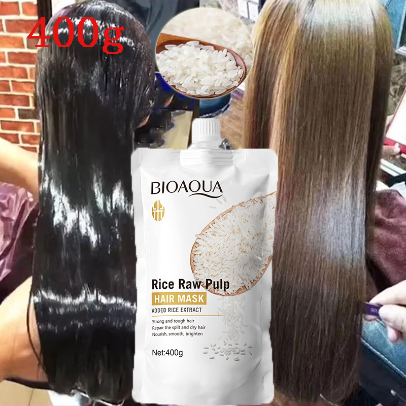 魔法のケラチンヘアマスク 5 秒修復ダメージ縮れ毛ソフトスム - Hair Care Collagen のレビューと価格
