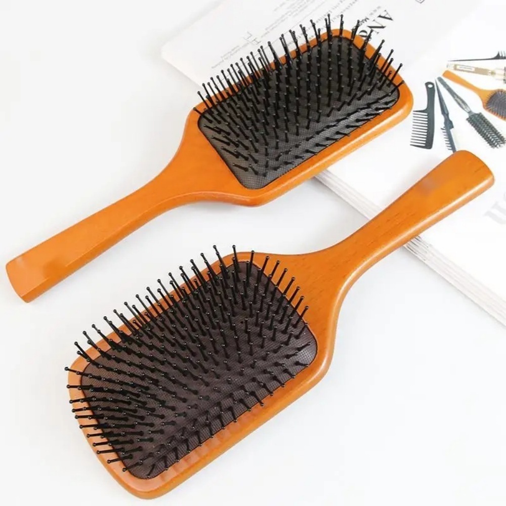 女性用カーリーヘア頭皮ケアマッサージコーム木製エアバッグヘア - Hair Care For Hair Loss のレビューと価格
