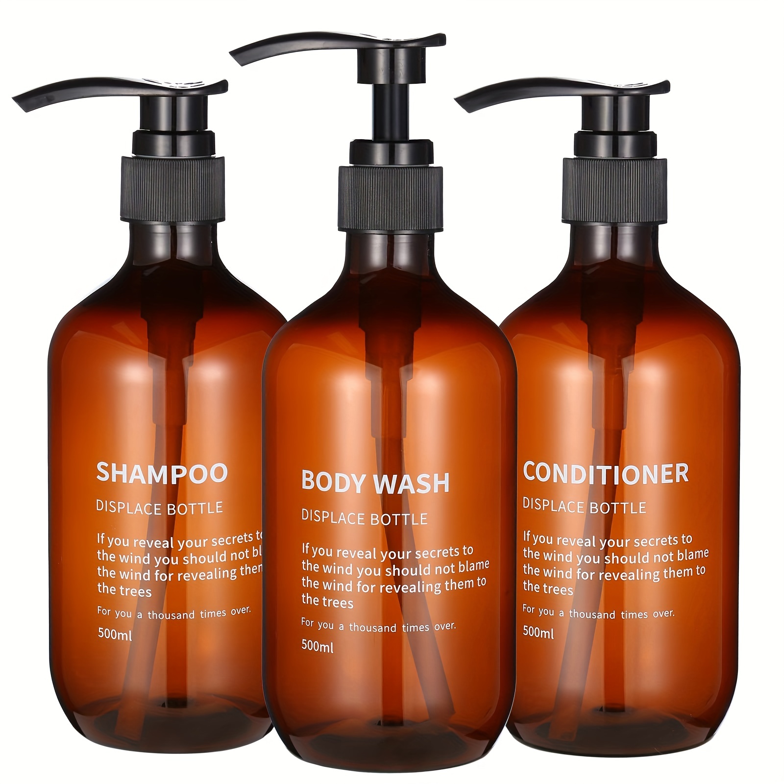 3 個防水シャンプーコンディショナーディスペンサーセット再利 - Hair Care Conditioner のレビューと価格