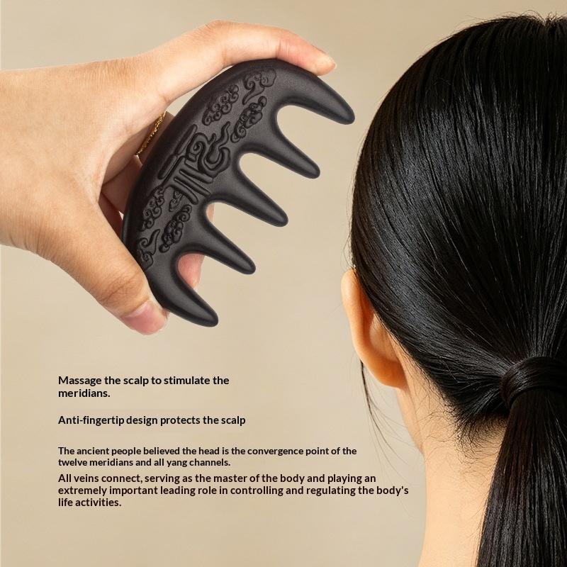 天然ハーブ頭皮マッサージコームヘアケアツール、伝統的な頭部リ - Hair Care Wella のレビューと価格