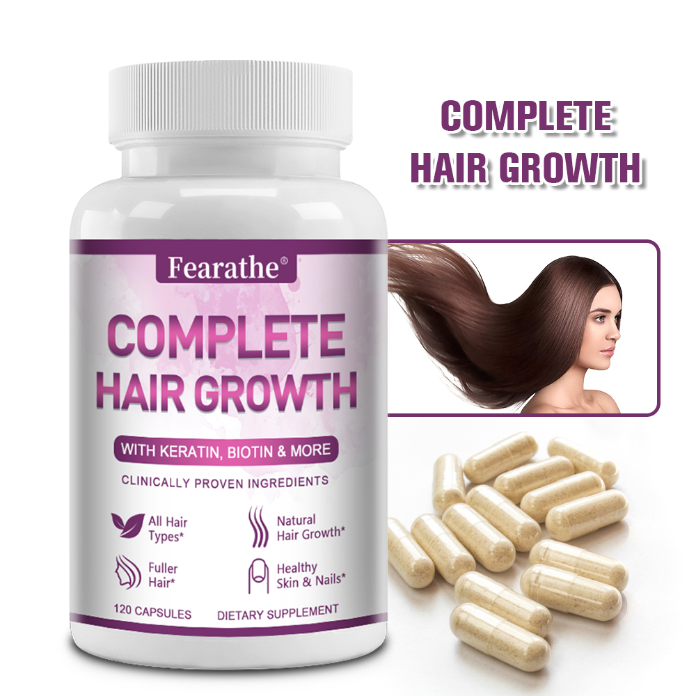 男性と女性のためのプレミアム育毛 - ビオチンとケラチンを含 - Hair Care Capsule のレビューと価格