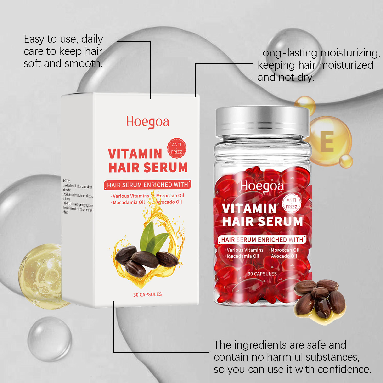 ビタミン ヘアケア セラム カプセル 再成長促進 オイルコン - Hair Care Capsule のレビューと価格