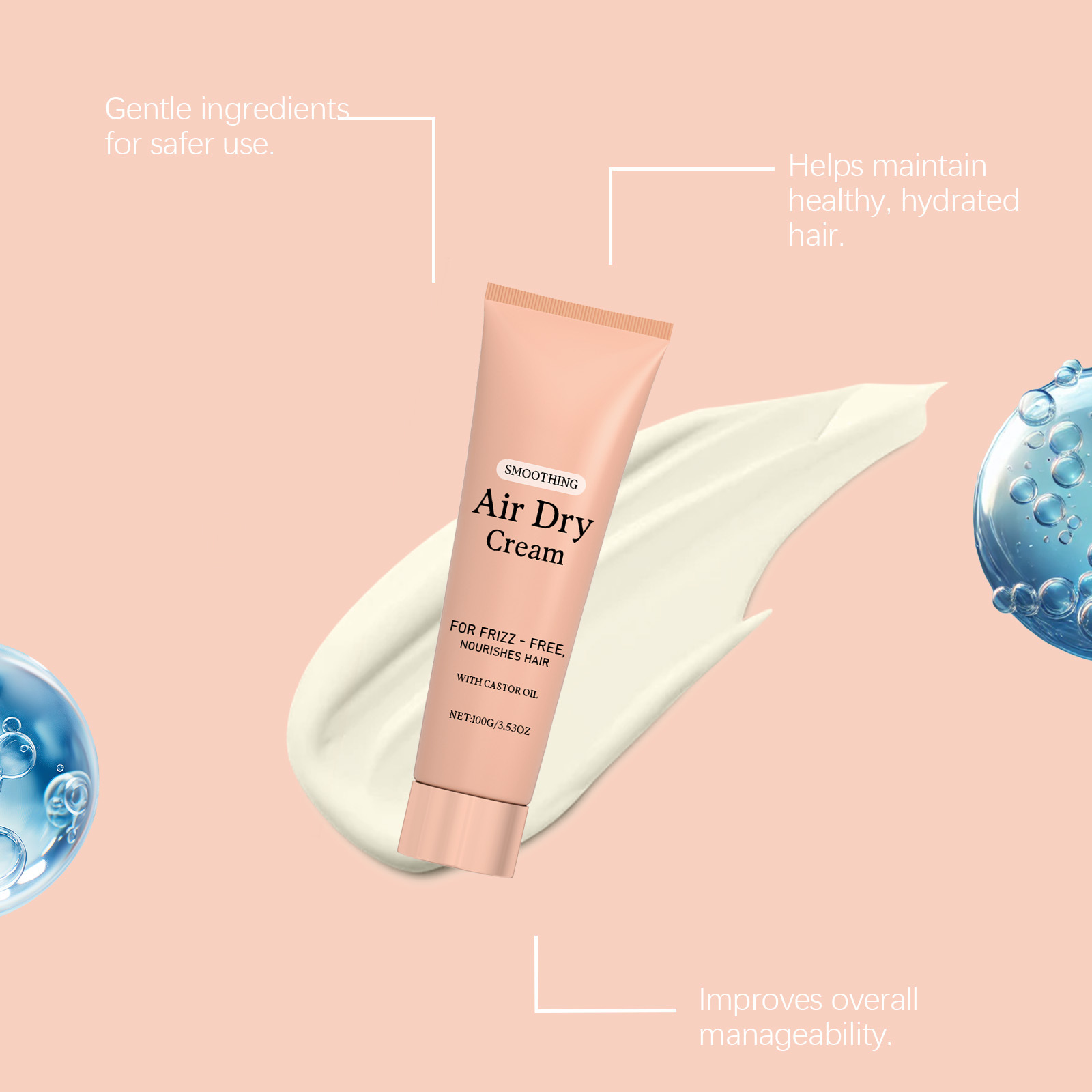 エアドライ スムージング ヘアクリーム アンチフリズ スタイ - Hair Care Conditioner のレビューと価格
